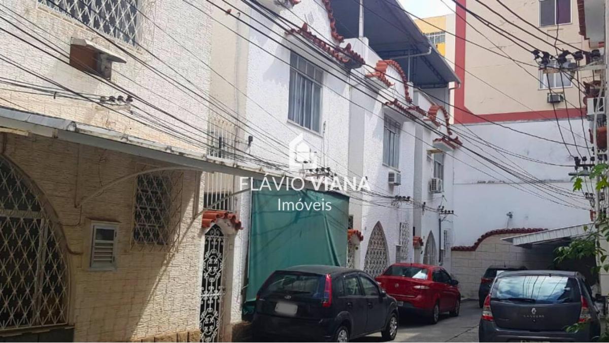 Casa de vila com 3 quartos, 100m², Rua Vilela Tavares, Méier - FlávioViana Imóveis